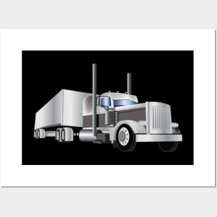 trucking shirt Posters and Art
